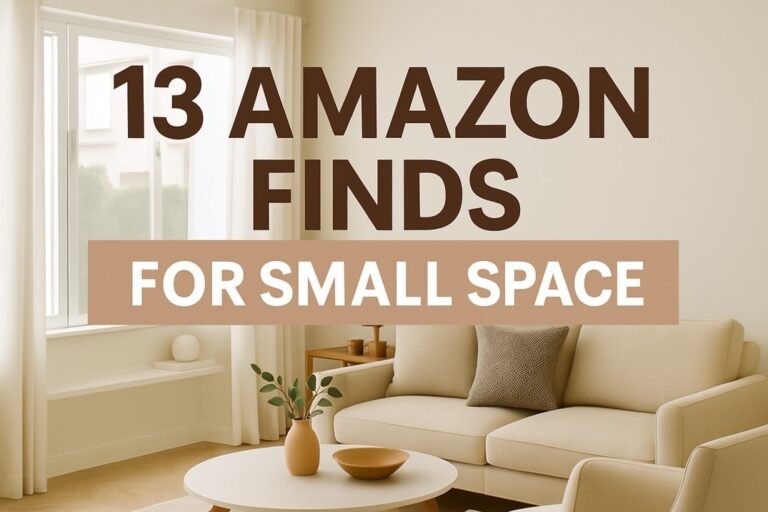Smart Amazon products for organizing and decorating small spaces in USA homes and apartments.