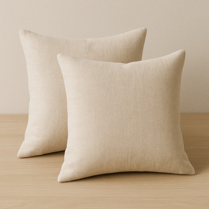 Minimalist linen throw pillows for USA living rooms