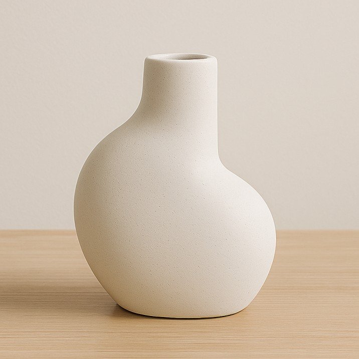 Modern ceramic vase for minimalist USA living rooms