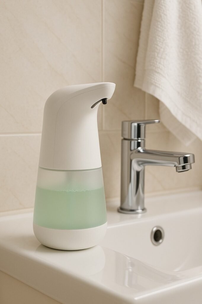 Modern touchless automatic soap dispenser for stylish USA apartment use