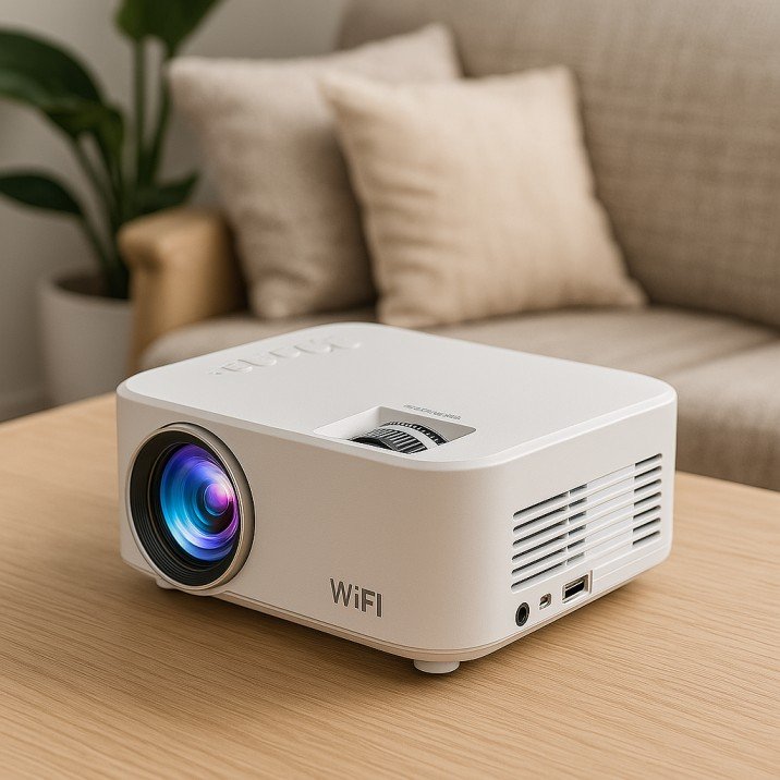 WiFi mini portable projector for home theater experience in USA apartments