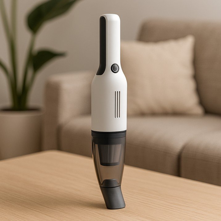 Slim cordless handheld vacuum cleaner for quick cleaning in USA apartments